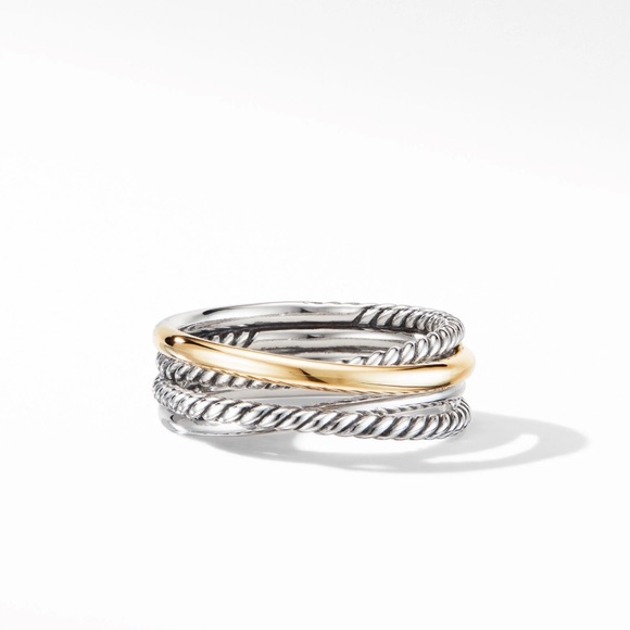 DAVID YURMAN Crossover Band Ring with 18K Yellow Gold - Picture 3 of 4